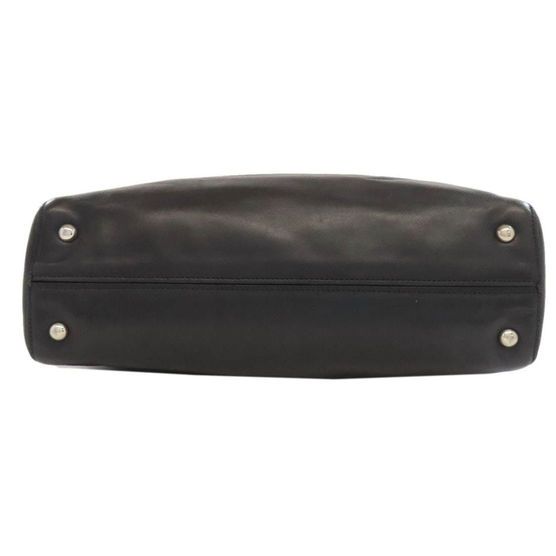 Miumiu Logo Studs Tote Bag Leather - 4