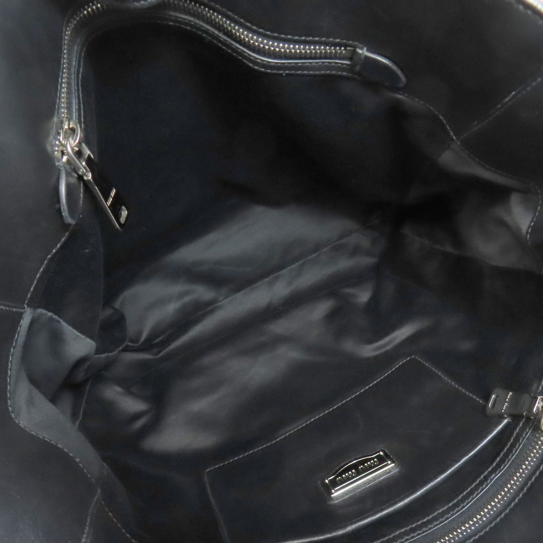 Miumiu Logo Studs Tote Bag Leather - 5