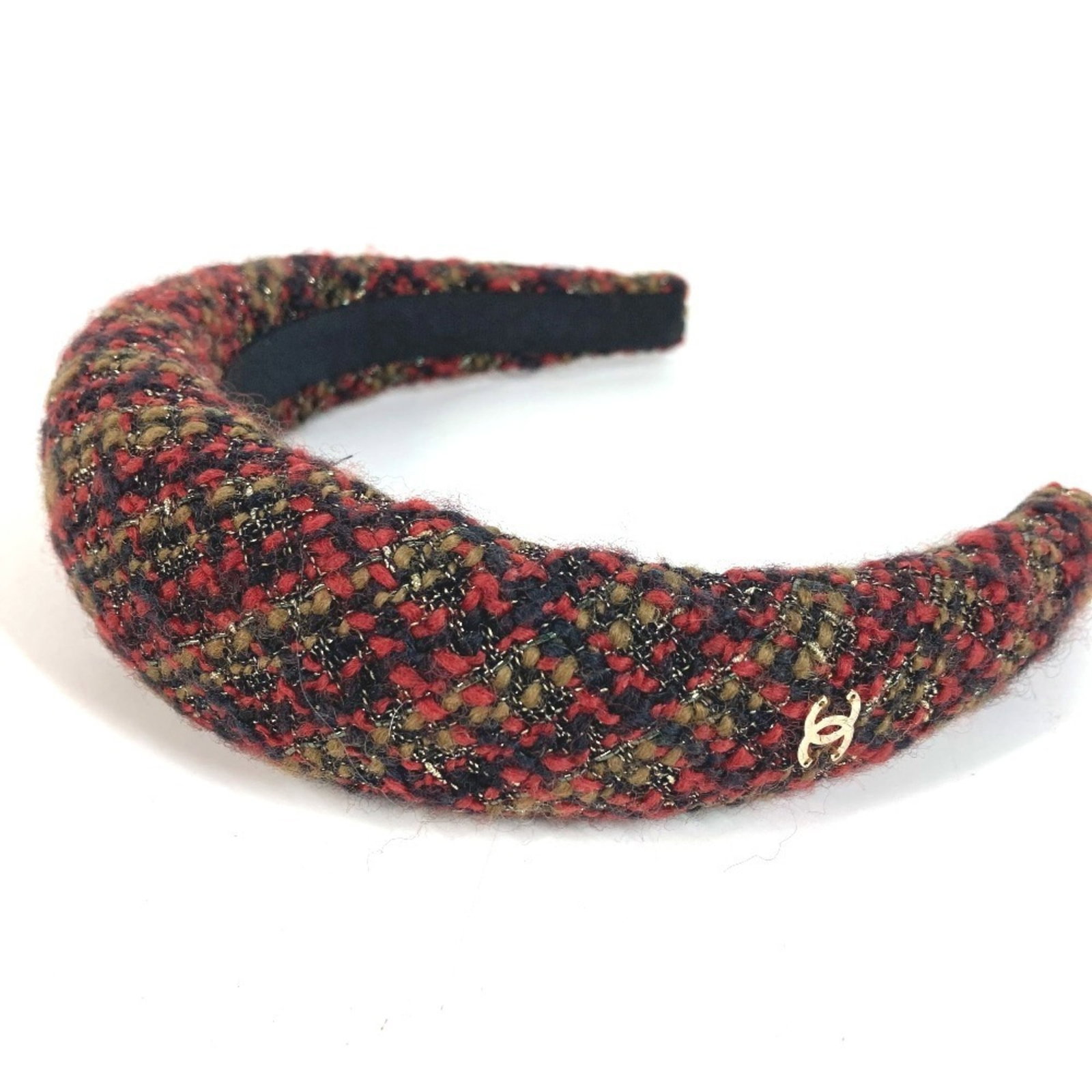 Band Alice Chanel: Band Alice Chanel Red Alice band from Chanel, measuring 4.5cm x 1.77''. This small accessory features the iconic brand's signature style and color. Item Specifics: Brand: Chanel Type: Alice band Gende