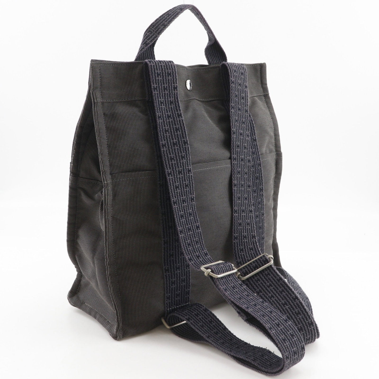 Hermes backpack nylon canvas - 3