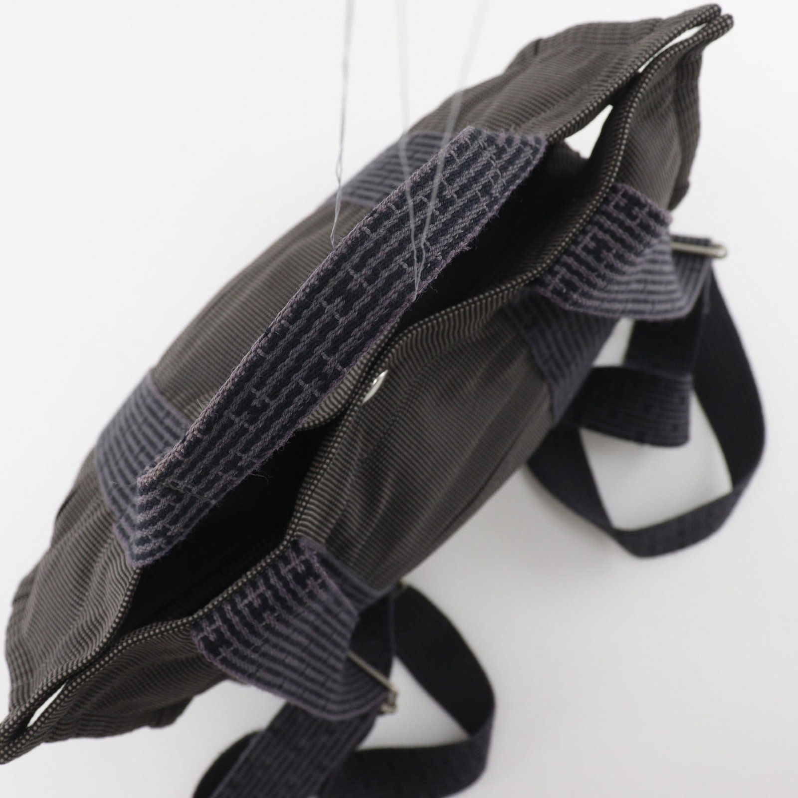Hermes backpack nylon canvas - 5