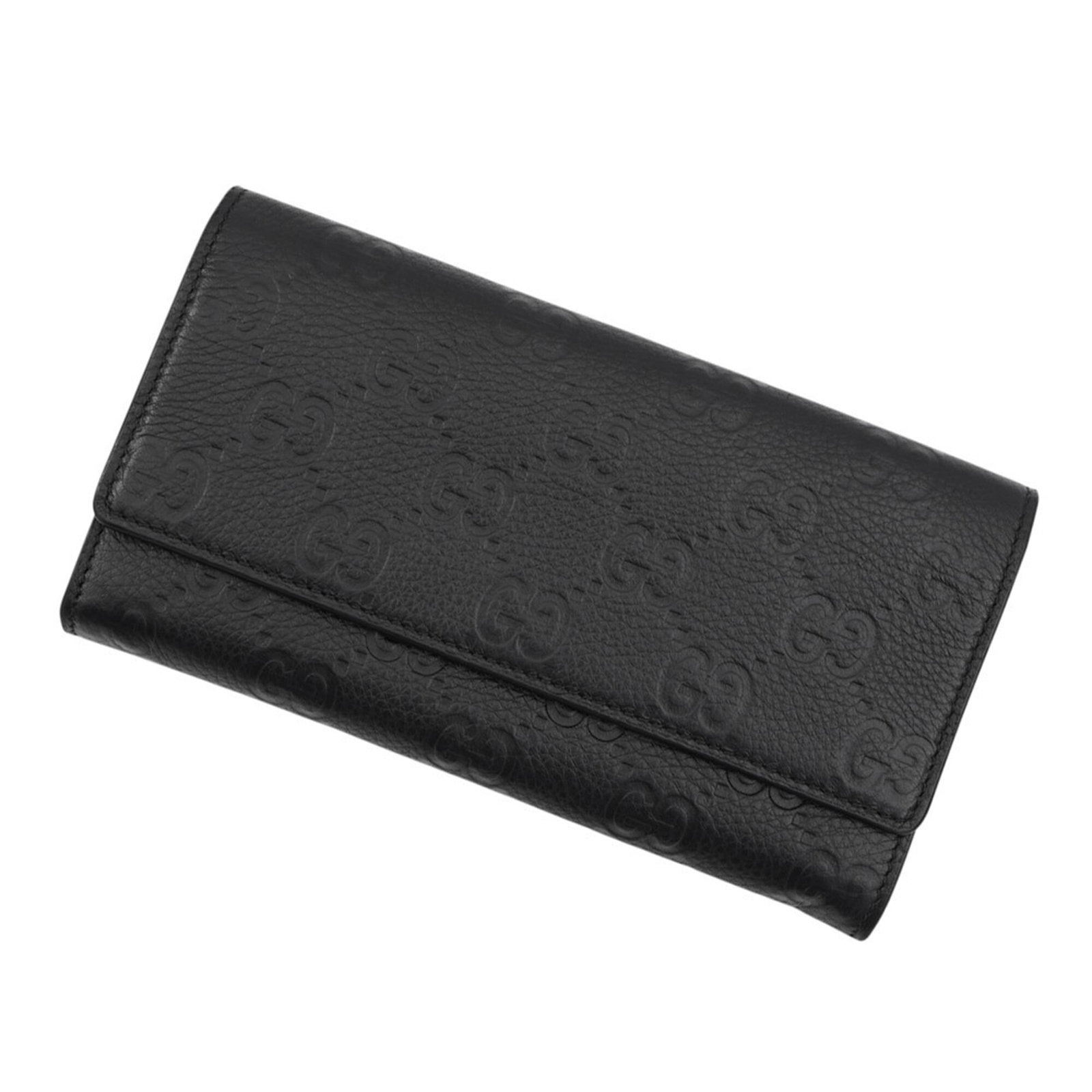 Gucci wallet leather bi fold: Gucci wallet leather bi fold Gucci leather bi-fold wallet with sleek black design, measuring 10.5cm x 19cm in size. This long wallet features high-quality leather construction and a classic bi-fold la