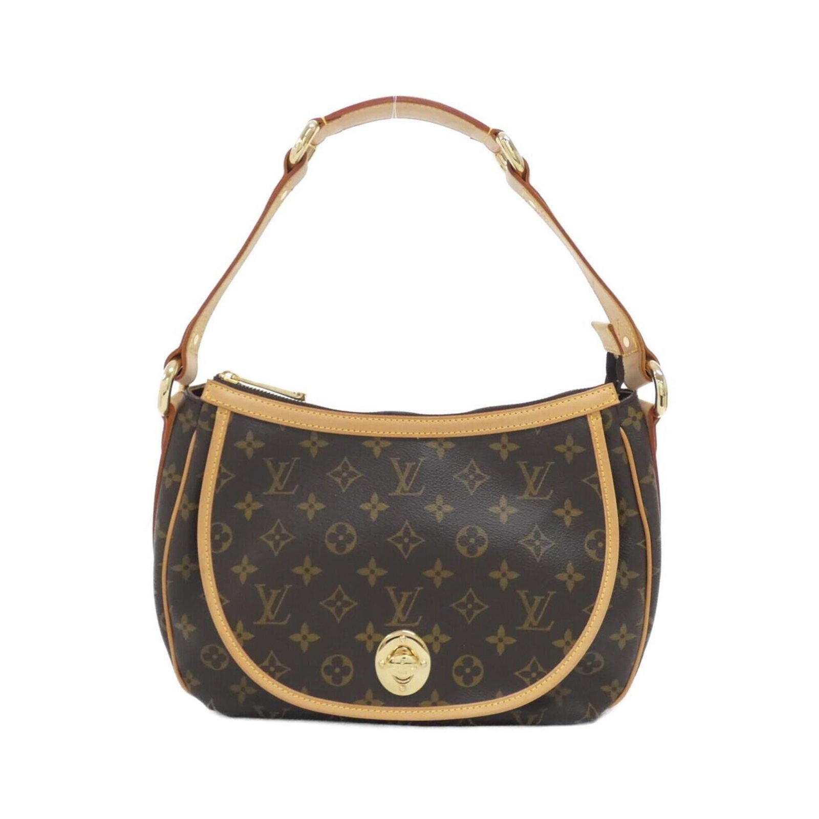 Shoulder bag coated canvas by Louis Vuitton: Shoulder bag coated canvas by Louis Vuitton Coated canvas by Louis Vuitton, featuring a timeless design with a marron color. This shoulder bag measures 23cm x 30cm x 10cm and boasts a classic style