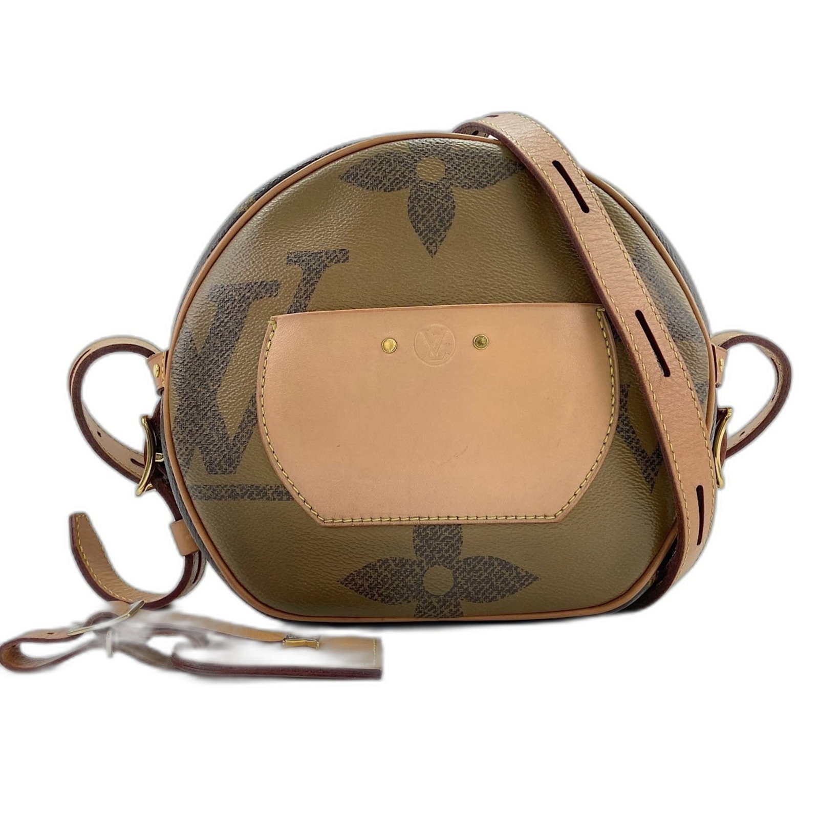 Shoulder bag from Louis Vuitton: Shoulder bag from Louis Vuitton Brown Louis Vuitton shoulder bag with classic design, measuring 19cm x 15cm x 7cm. Features adjustable strap length from 74cm to 128cm for a customizable fit. Made