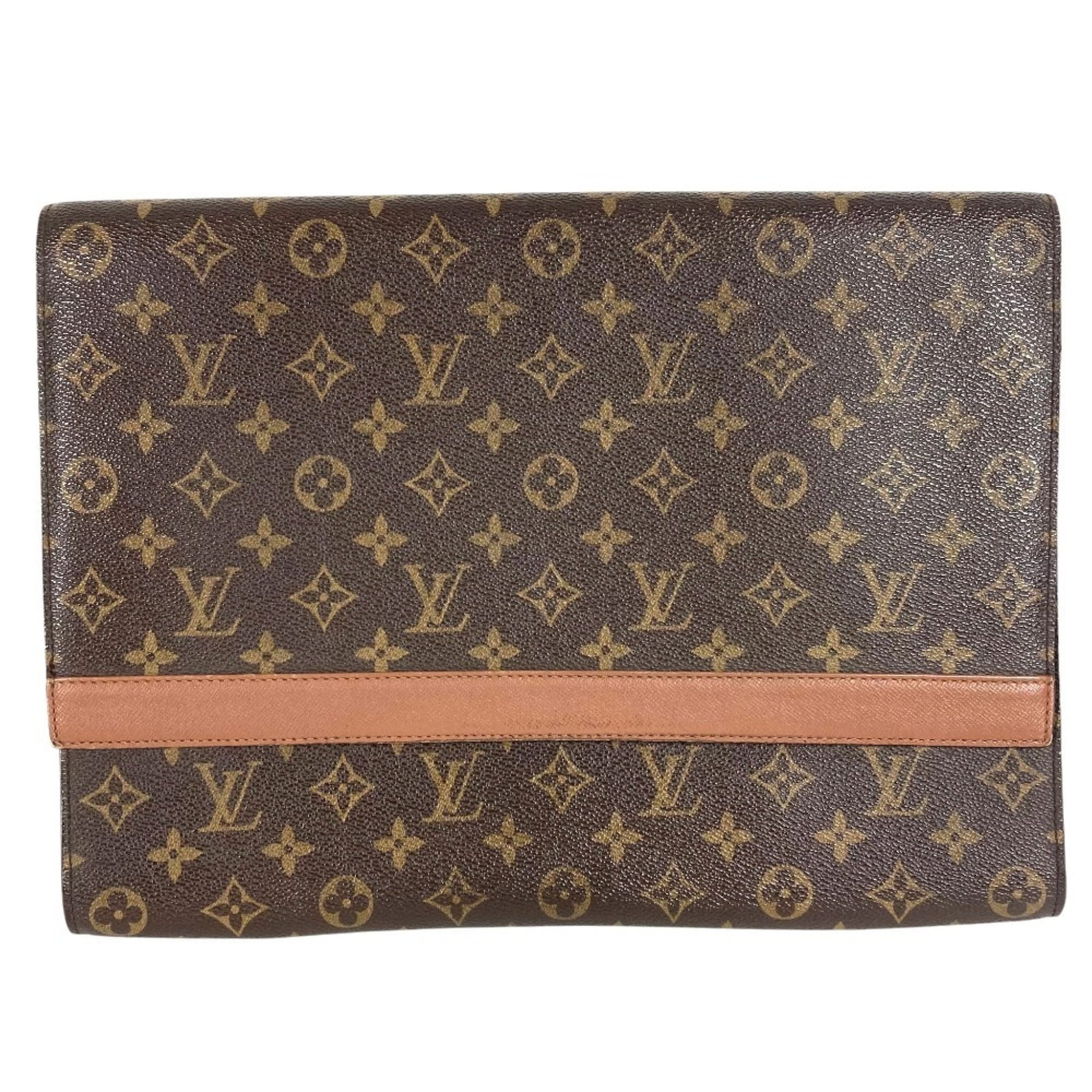 Canvas clutch bag monogram Louis Vuitton: Canvas clutch bag monogram Louis Vuitton Canvas clutch bag monogram Louis Vuitton, featuring the iconic brown monogram canvas design, made from high-quality materials. This stylish clutch measures 26c