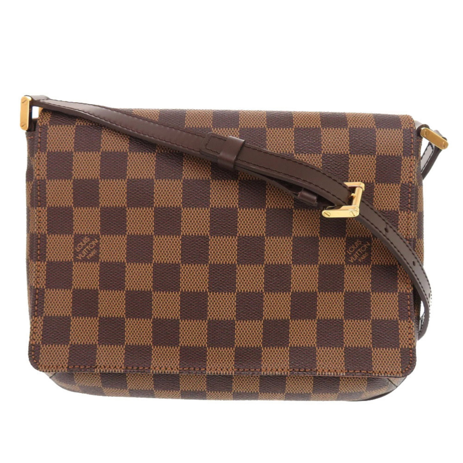 Shoulder Bag Damier Canvas by Louis Vuitton: Shoulder Bag Damier Canvas by Louis Vuitton Damier Canvas by Louis Vuitton - A Timeless Shoulder Bag. Made from iconic Damier Canvas, this shoulder bag boasts the signature brown and red pattern that 