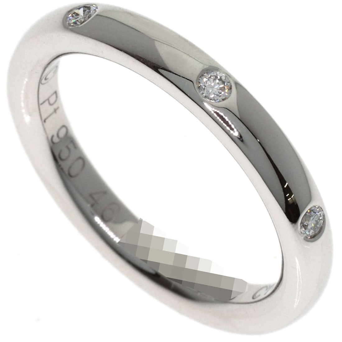 Diamond Tendrement Etoile Van Cleef & Arpels Ring Platinum #46 Pt950 3P: Diamond Tendrement Etoile Van Cleef & Arpels Ring Platinum #46 Pt950 3P Platinum #46 Pt950 3P Diamond Tendrement Etoile Van Cleef & Arpels Ring features a stunning silver-toned platinum setting,