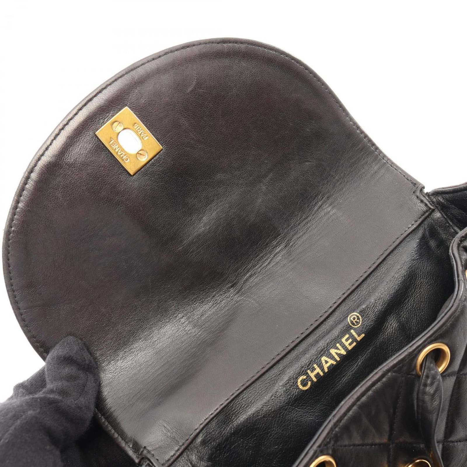 Chanel leather backpack - 6