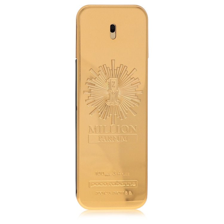 1 Million Parfum by Paco Rabanne Parfum Spray (Tester) 3.4 oz: 1 Million Parfum by Paco Rabanne Parfum Spray (Tester) 3.4 oz 1 Million Parfum by Paco Rabanne, released in 2020, offers lively intenseness that mesmerizes the senses with its intense yet warm and inv