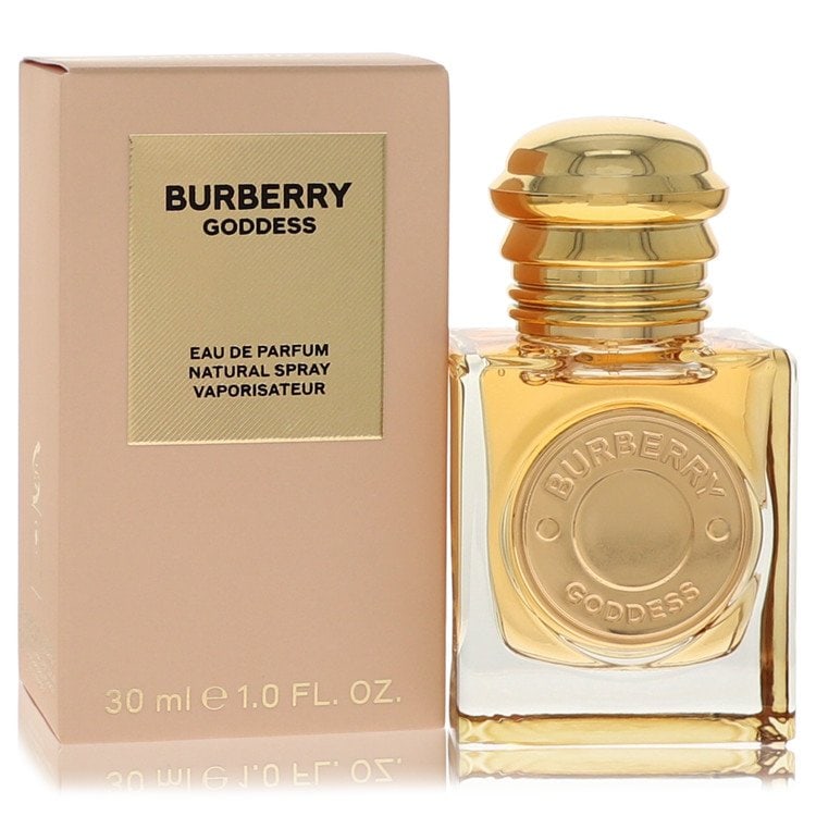 Burberry Goddess by Burberry Eau De Parfum Refillable Spray 1 oz: Burberry Goddess by Burberry Eau De Parfum Refillable Spray 1 oz Burberry Goddess by Burberry Eau De Parfum Refillable Spray is a women's perfume available in a 1 oz size. This refillable spray offers