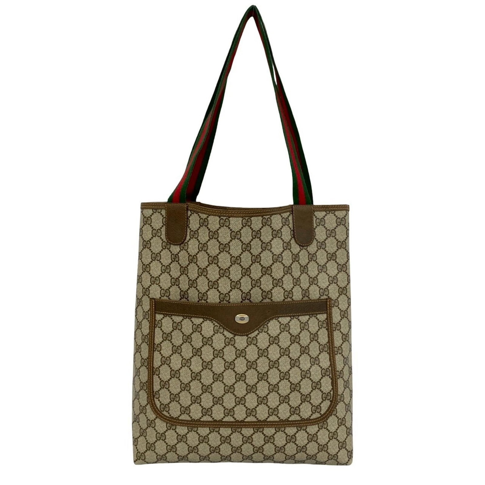 Gucci Handbag Leather Tote Pvc: Gucci Handbag Leather Tote Pvc The Gucci Handbag Leather Tote Pvc boasts a striking combination of leather and PVC materials, available in three bold colors. Its compact size makes it easy to carry, m