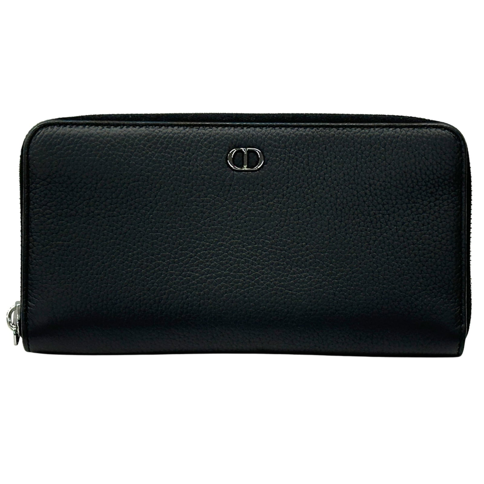 Long Wallet Leather Bi Fold Christian Dior: Long Wallet Leather Bi Fold Christian Dior Christian Dior's Long Wallet Leather Bi Fold features sleek black leather construction, measuring 10.5cm x 20cm x 2.5cm. This Italian-made bi-fold wallet boa