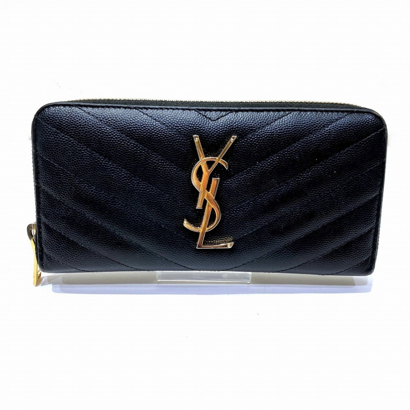 Yves Saint Laurent Coin Purse/ Coin Case Leather (1 of 9)