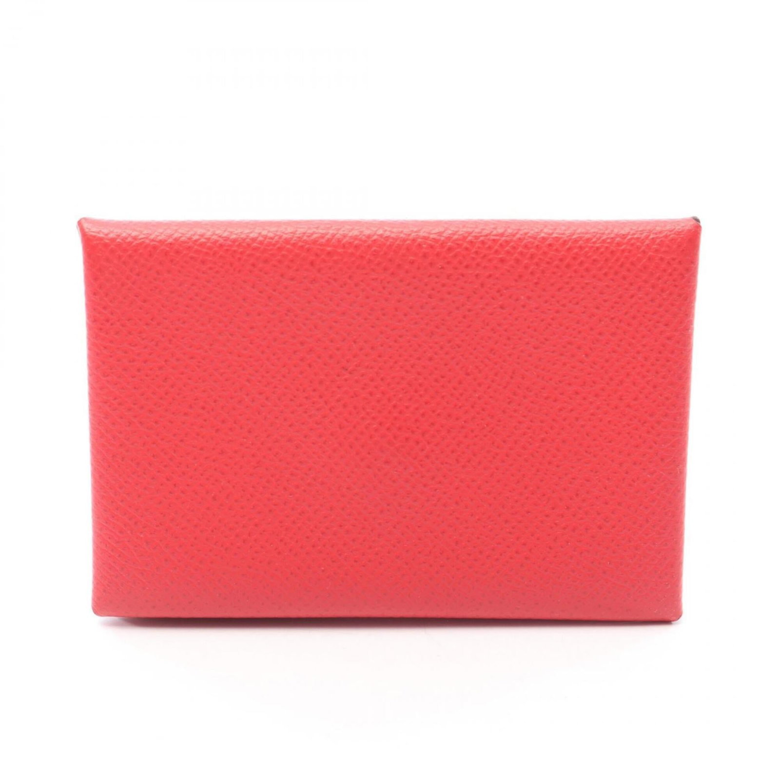 Hermes Coin Purse/ Coin Case Epsom Leather: Hermes Coin Purse/ Coin Case Epsom Leather Epsom leather craftsmanship shines in this striking red coin purse/coin case from Hermes, featuring a sleek design and precise measurements. Measuring just