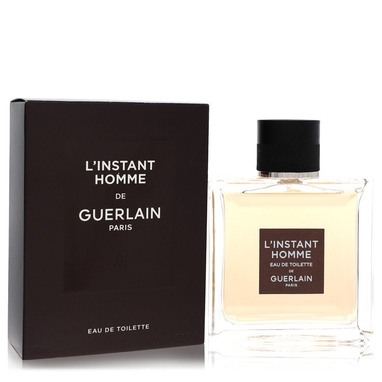 L'instant by Guerlain Eau De Toilette Spray 3.4 oz: L'instant by Guerlain Eau De Toilette Spray 3.4 oz L'instant de Guerlain Pour Homme Eau De Toilette Spray offers a unique blend of citrus, hibiscus, patchouli and badian crystals for a warm, sexy and