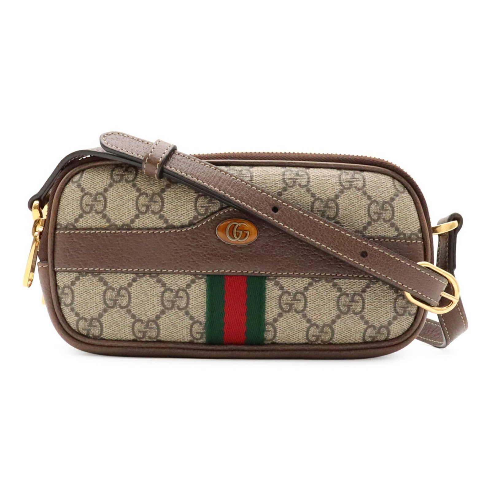 Gucci Supreme Gg Pochette Shoulder Bag: Gucci Supreme Gg Pochette Shoulder Bag The Gucci Supreme Gg Pochette Shoulder Bag boasts a vibrant color palette with options in Beige, Brown, Green, and Red. Its GG Supreme material adds a touch of