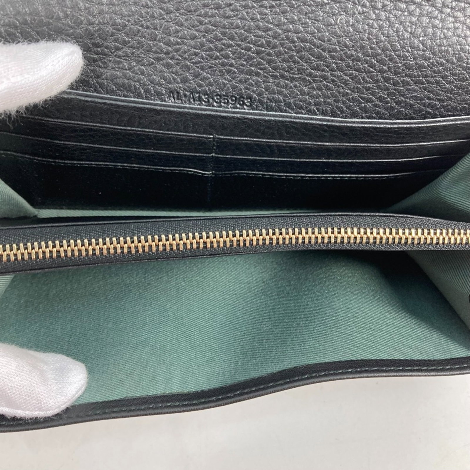 Long Bi fold Wallet Leather - 11