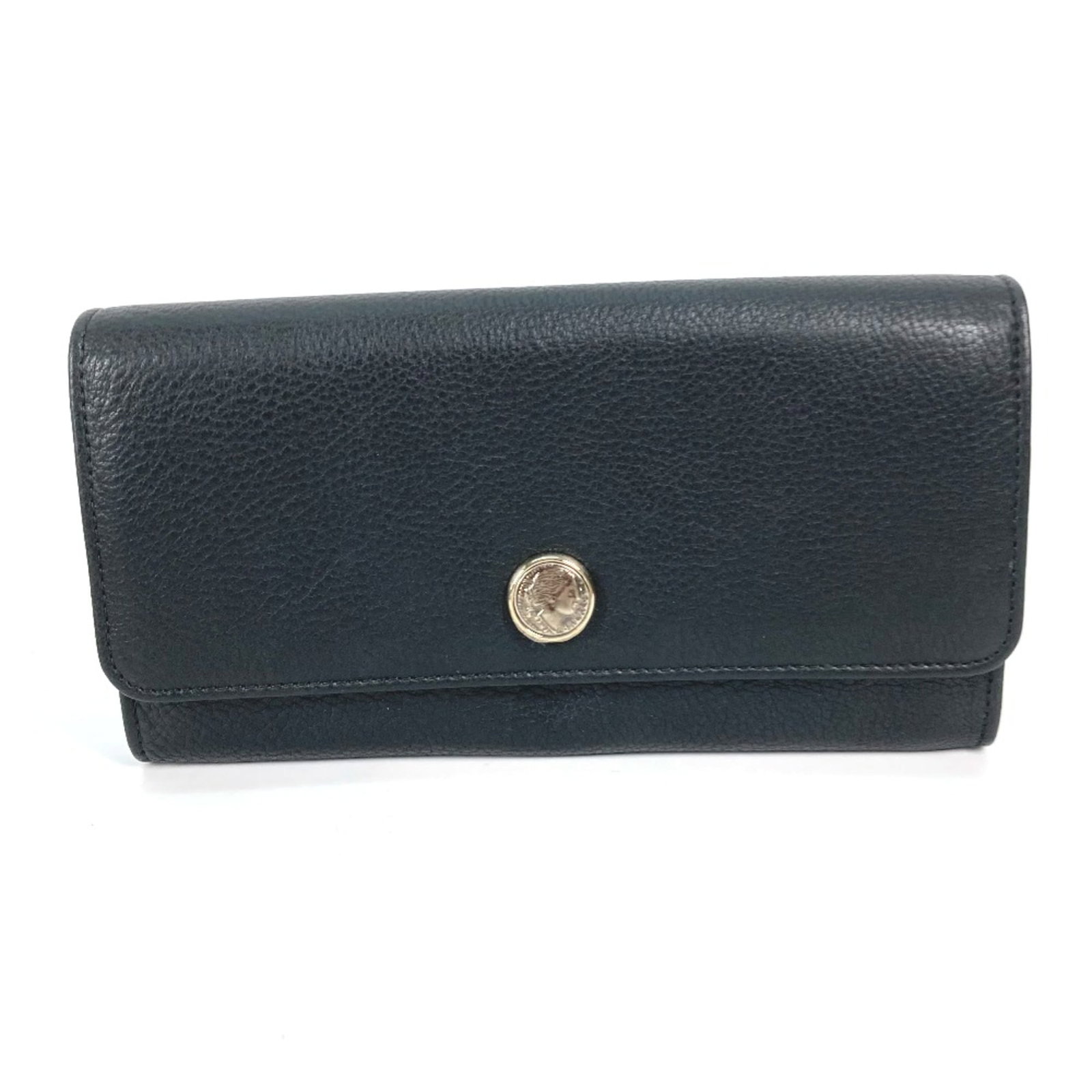 Long Bi fold Wallet Leather