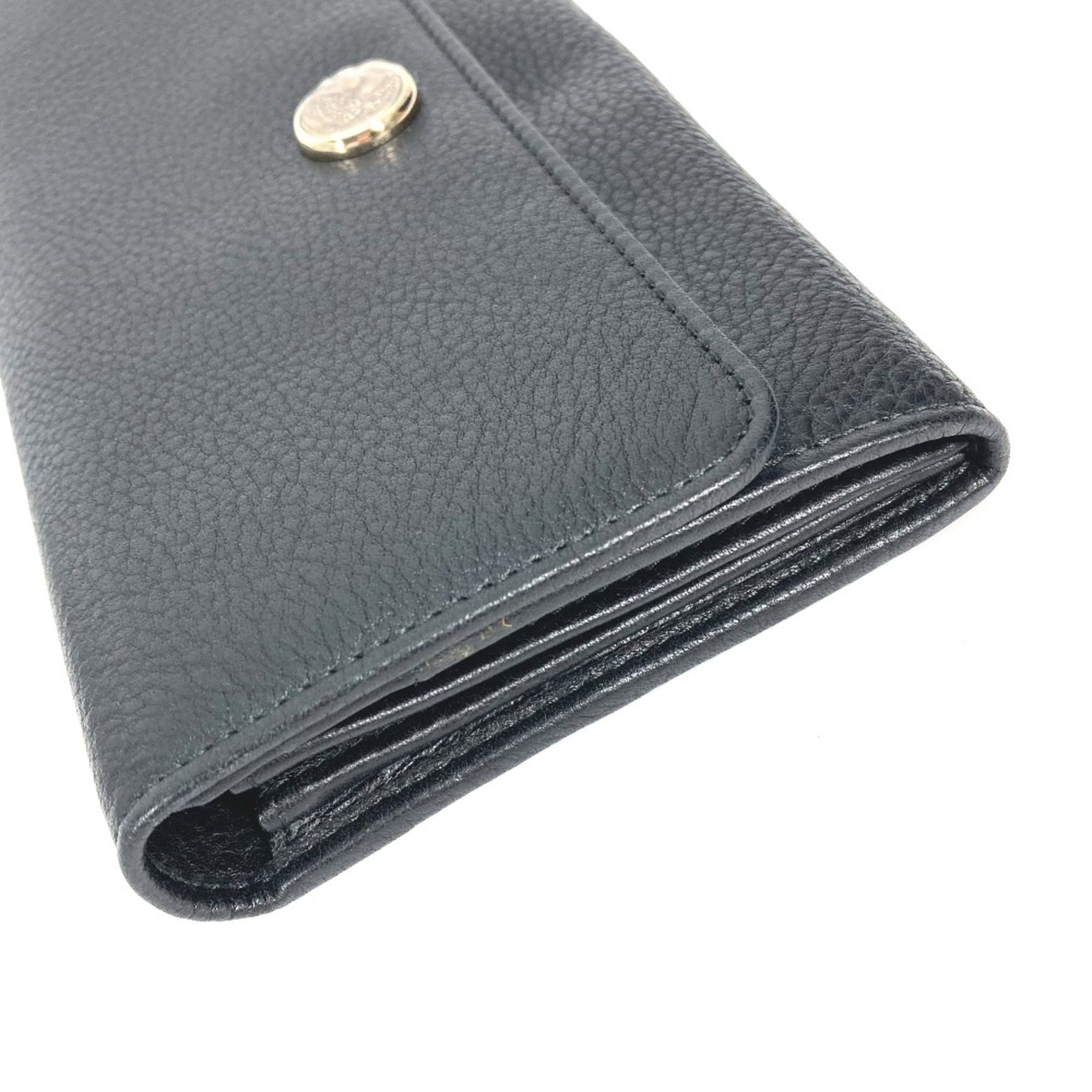 Long Bi fold Wallet Leather - 4