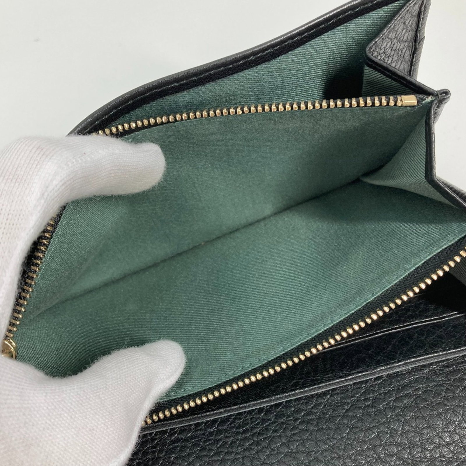 Long Bi fold Wallet Leather - 9