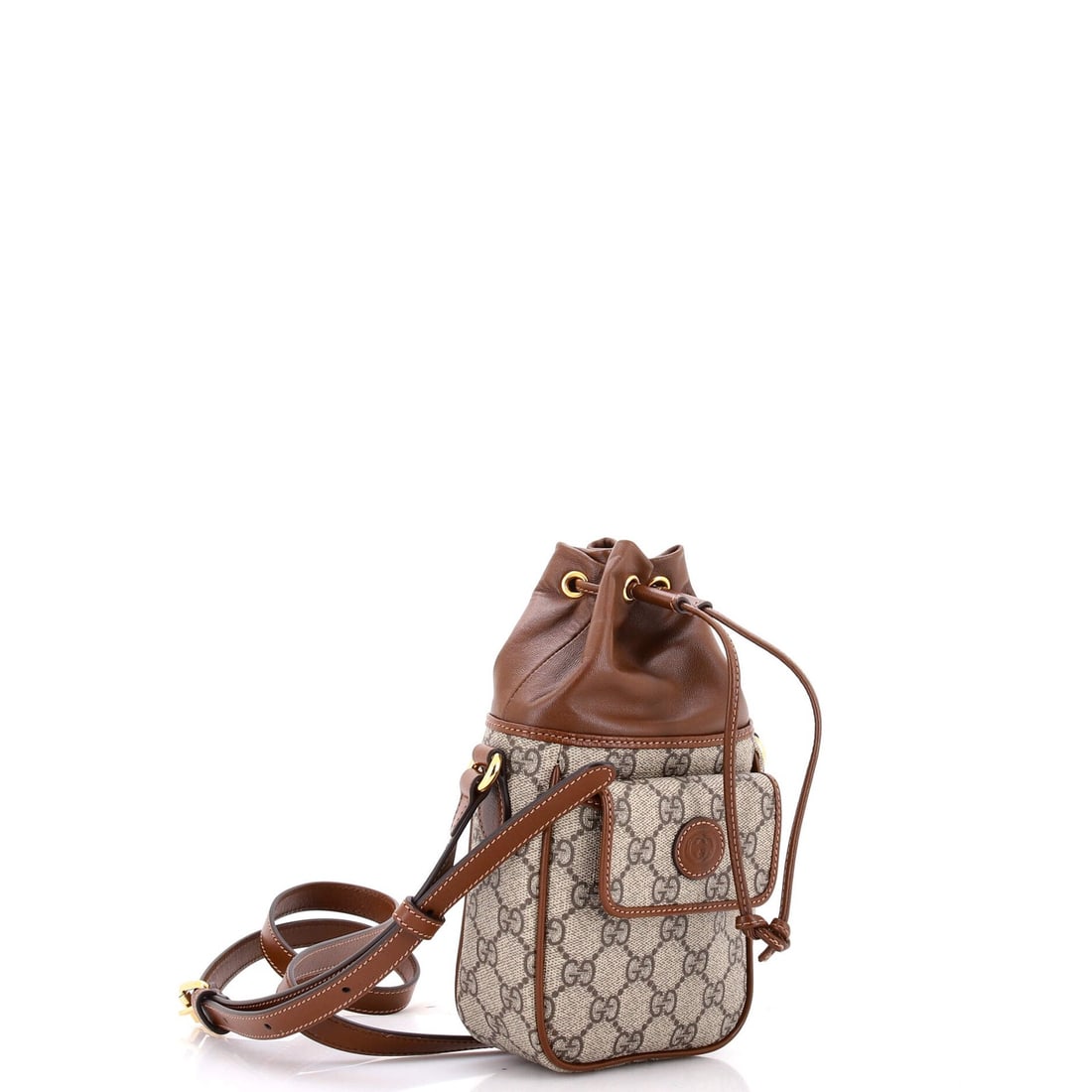 Gucci Interlocking G patch coated canvas mini bag - 2