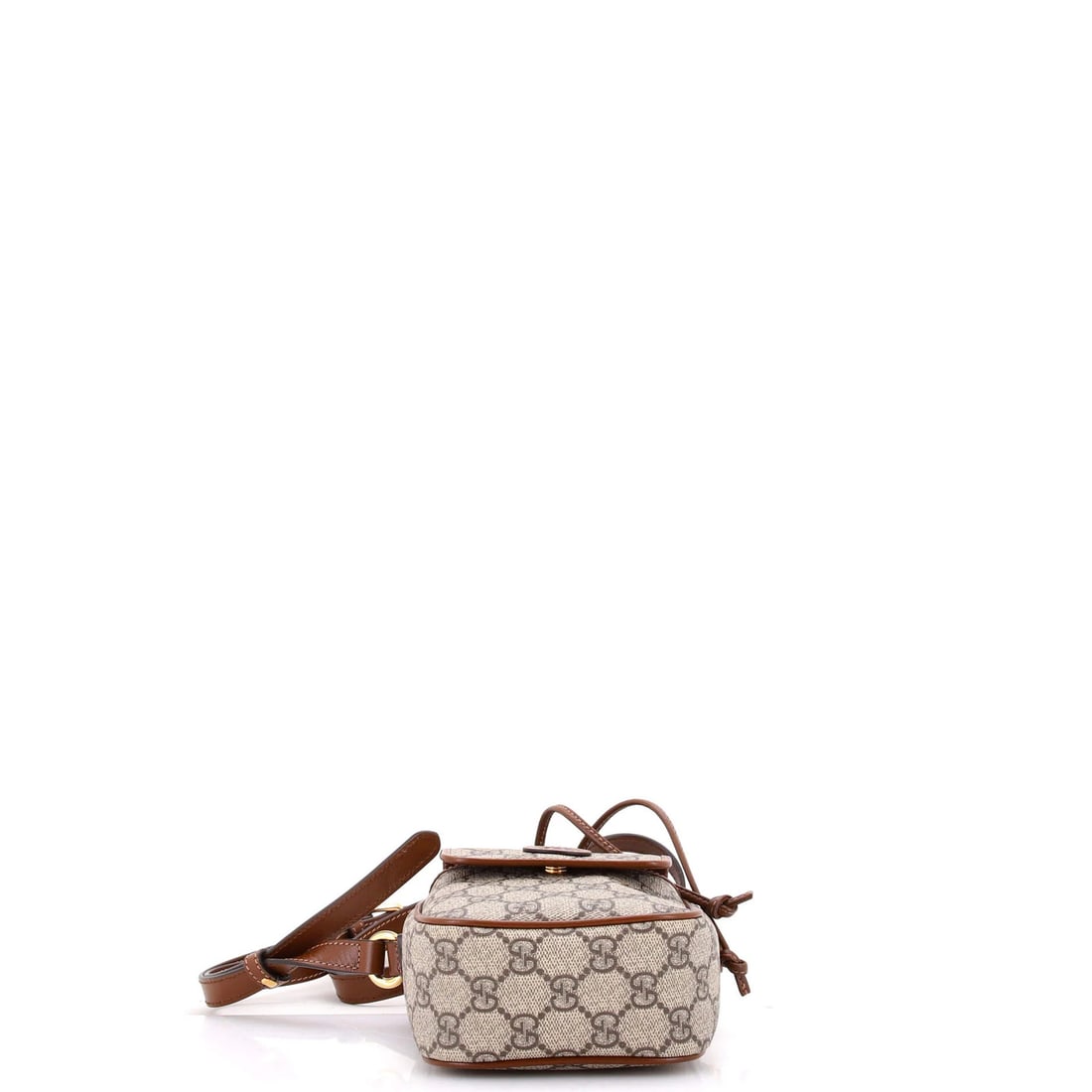 Gucci Interlocking G patch coated canvas mini bag - 4