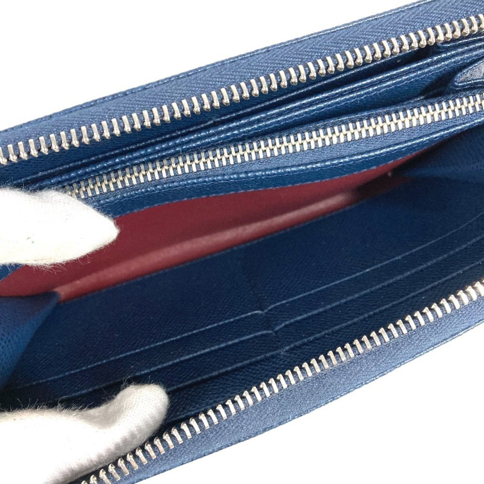 Long Bi fold Wallet Leather - 11