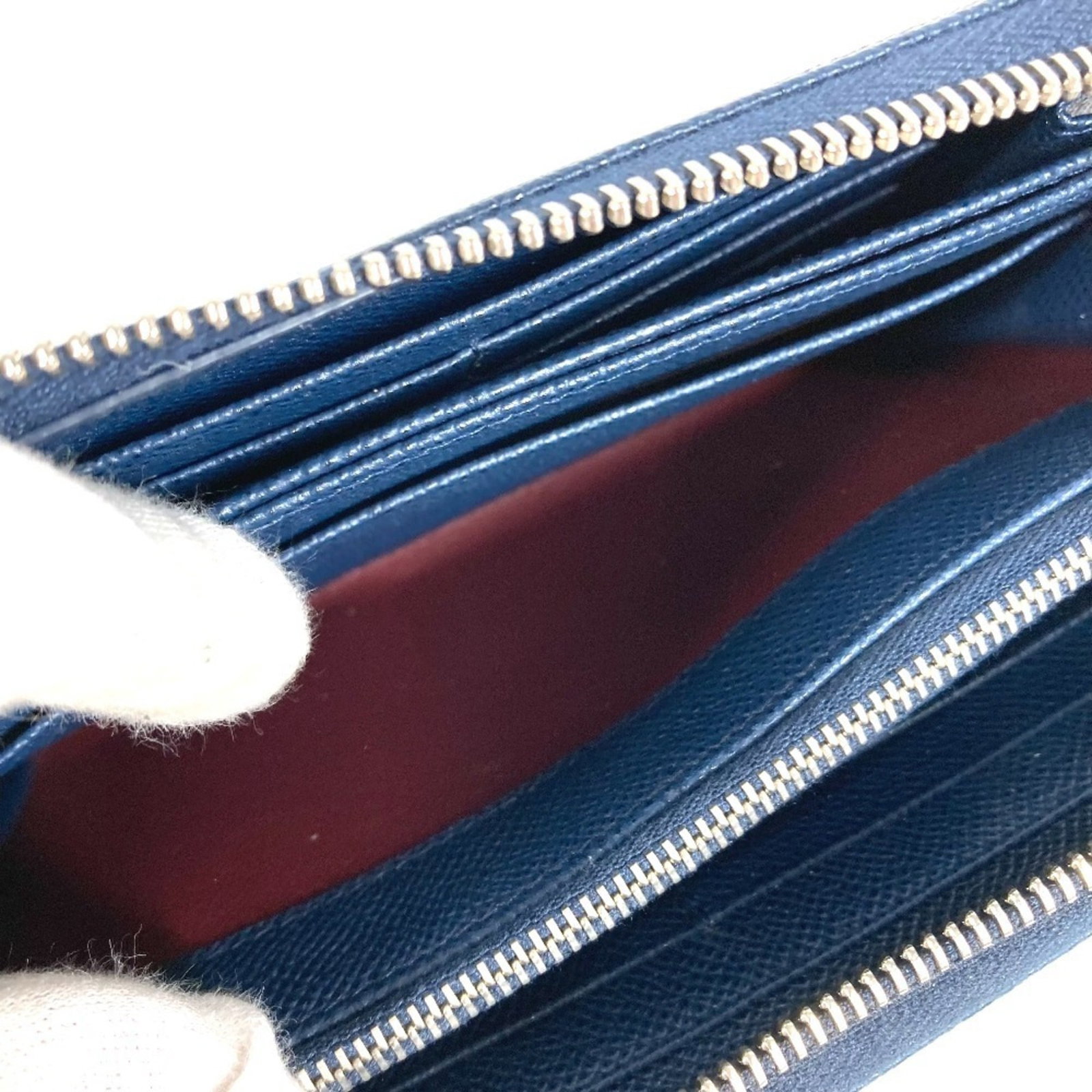 Long Bi fold Wallet Leather - 12