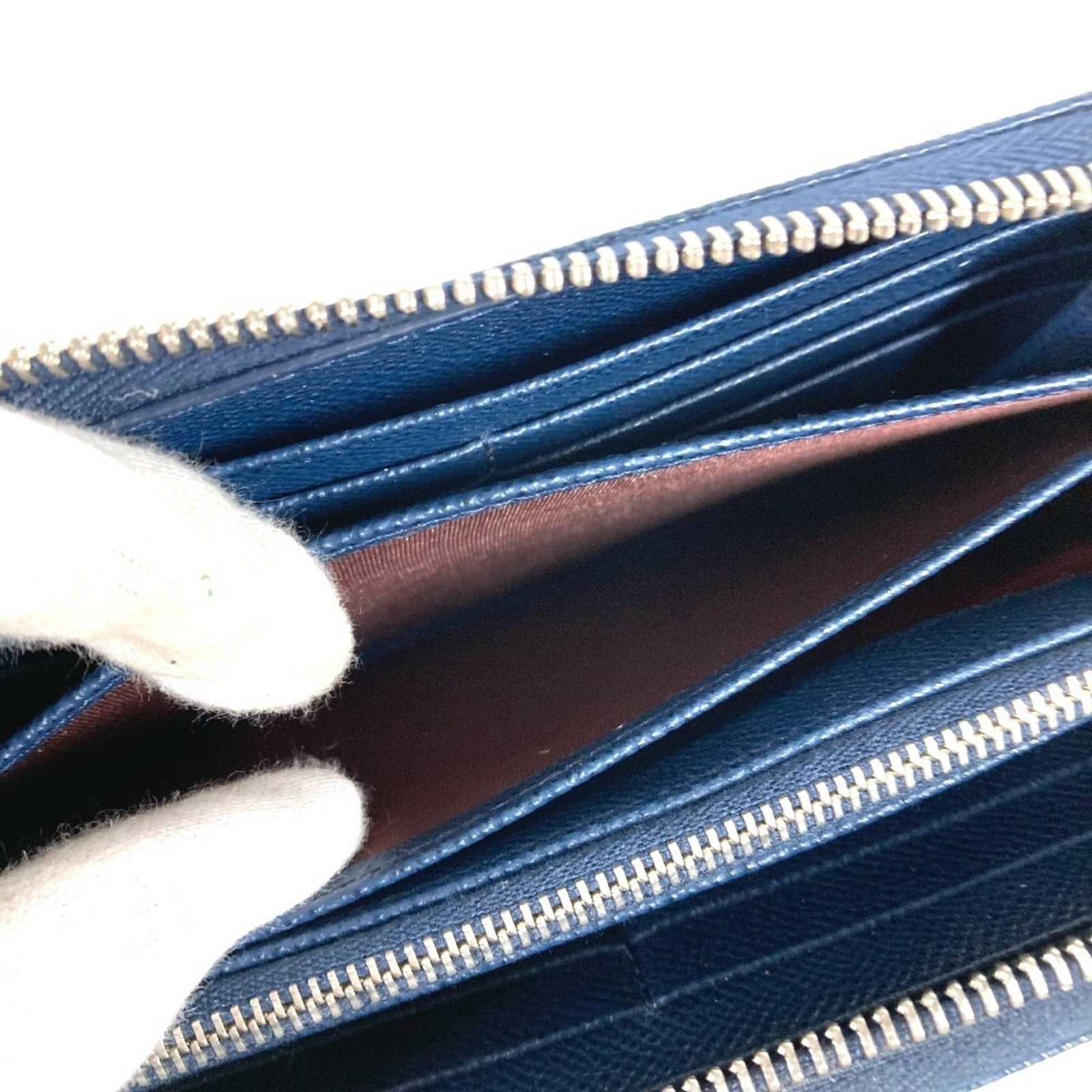 Long Bi fold Wallet Leather - 13