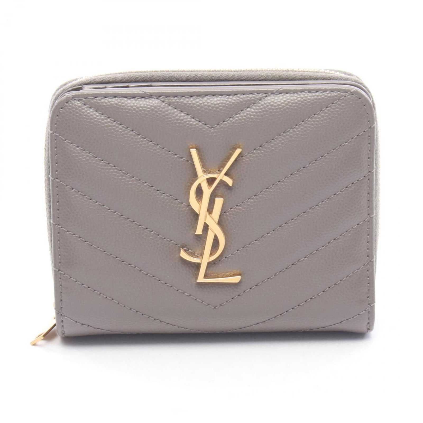 Saint Yves Leather Bi Fold Wallet: Saint Yves Leather Bi Fold Wallet The Saint Yves Leather Bi Fold Wallet features sleek, gray leather construction with precise dimensions and clean lines. This bi-fold wallet boasts a classic design