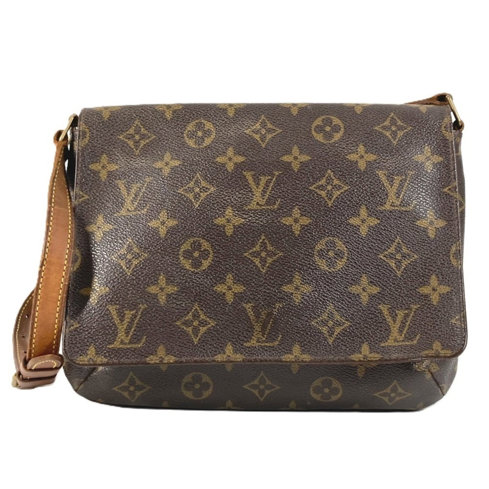 Shoulder Bag Monogram By Louis Vuitton: Shoulder Bag Monogram By Louis Vuitton Brown Monogram Louis Vuitton Shoulder Bag. Made in France, this shoulder bag features the iconic monogram pattern and measures 19.5cm x 23.5cm. A classic design 