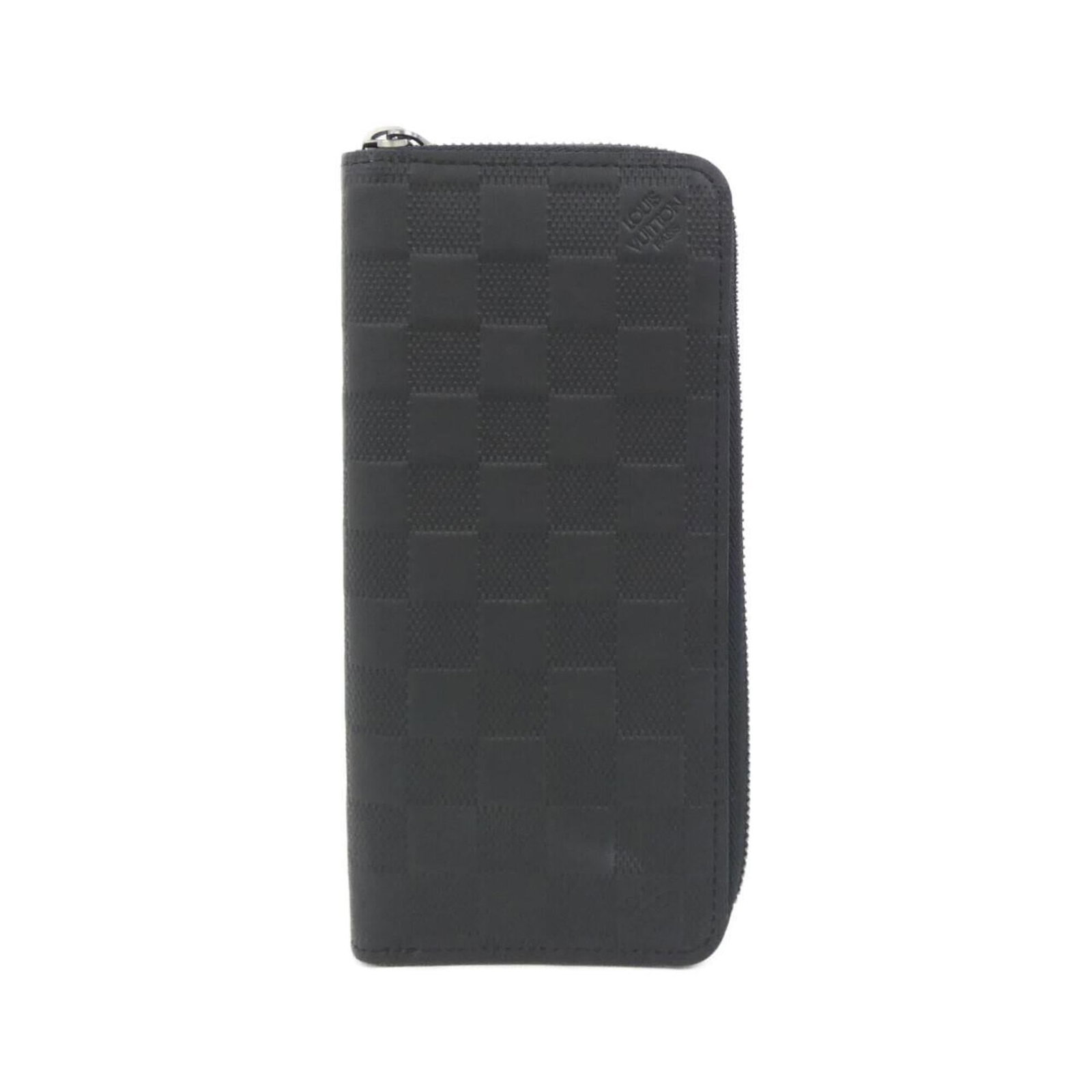 Long Wallet Bi Fold Leather Louis Vuitton: Long Wallet Bi Fold Leather Louis Vuitton Long wallet bi-fold leather Louis Vuitton boasts classic design with onyx color and calf leather material, measuring 20cm x 10cm x 2cm. The item's elegant
