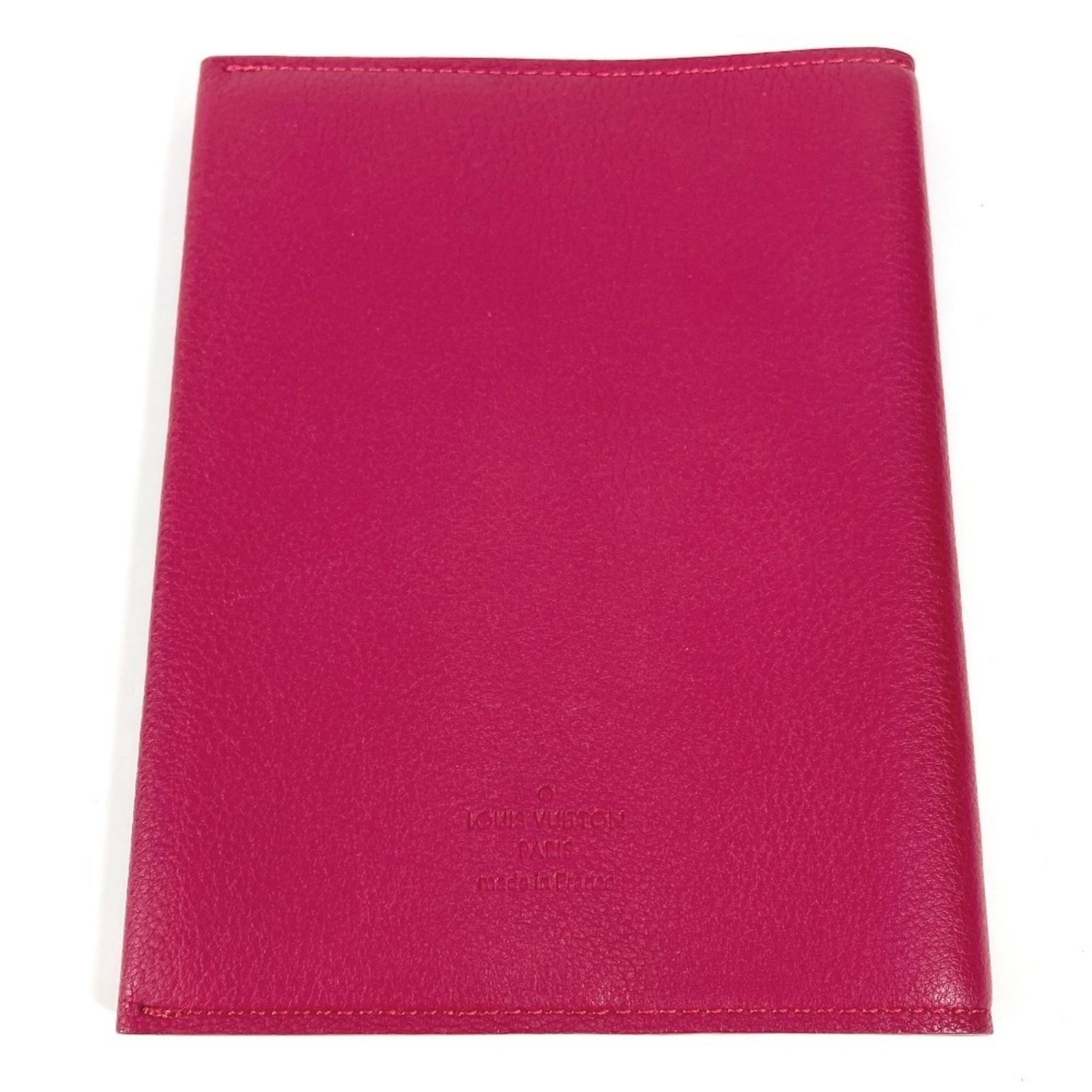 Louis Vuitton Louis Vuitton Logo Book Cover Stationery Case Notebook Leather Men'S Women'S Purple: Louis Vuitton Louis Vuitton Logo Book Cover Stationery Case Notebook Leather Men'S Women'S Purple Compact Louis Vuitton Leather Stationery Case in Purple. This compact size notebook case features the