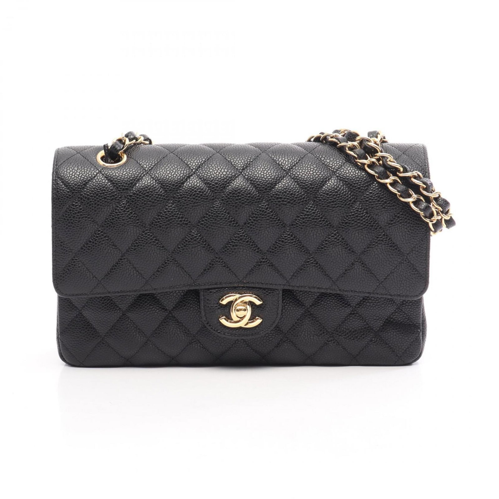 Calfskin handbag bag shoulder Chanel: Calfskin handbag bag shoulder Chanel Calfskin handbag bag shoulder Chanel features black grained calfskin and gold hardware, showcasing classic Chanel style. Made from high-quality material, its compa