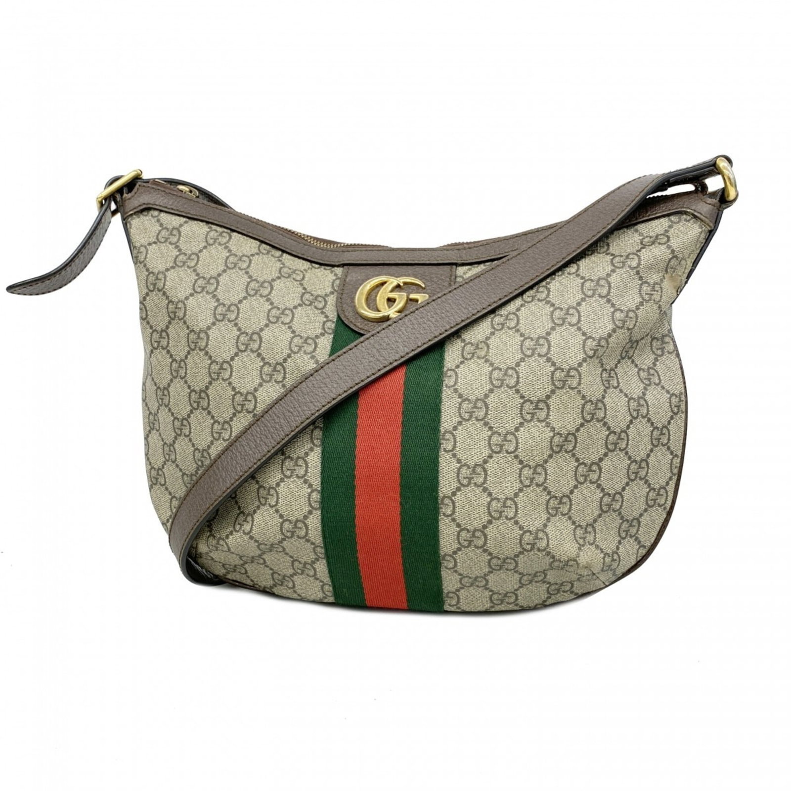 Shoulder Bag Pvc Gucci: Shoulder Bag Pvc Gucci This Gucci shoulder bag features a unique PVC material and gold hardware, adding a touch of modern elegance to its classic design. Measuring 24.5cm x 34cm x 9cm, it offers a spa
