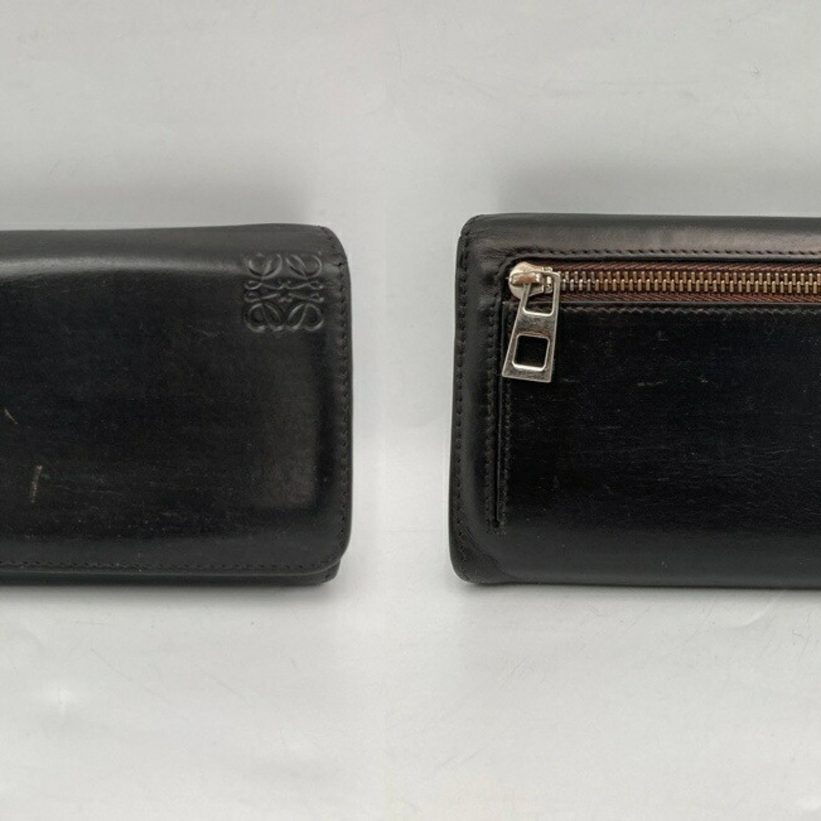 Long Wallet Bi Fold Leather - 2