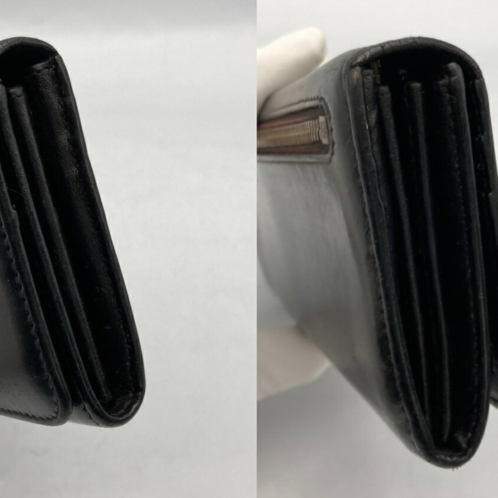 Long Wallet Bi Fold Leather - 3