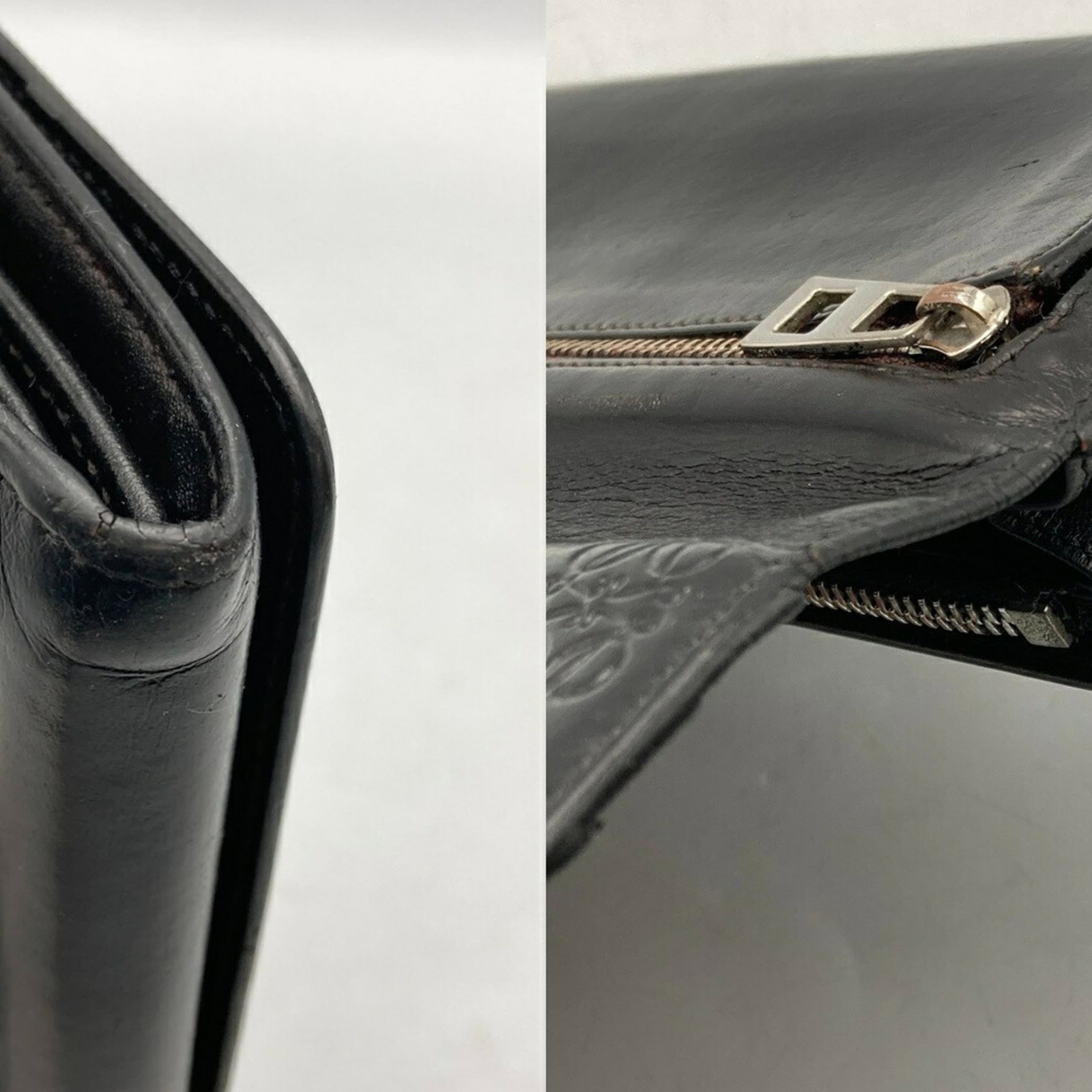 Long Wallet Bi Fold Leather - 5