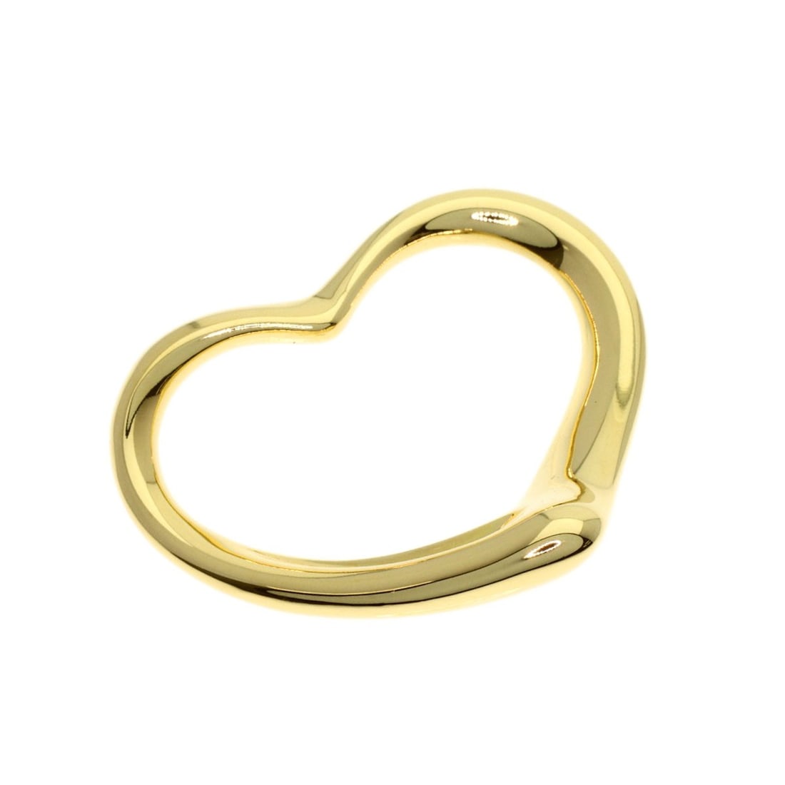 Tiffany&Co. Open Heart Pendant Top K18 Yellow Gold: Tiffany&Co. Open Heart Pendant Top K18 Yellow Gold K18 Yellow Gold Tiffany&Co. Open Heart Pendant Top - A stunning top pendant from renowned luxury jeweler Tiffany&Co., crafted in 18k K18 yellow gold 