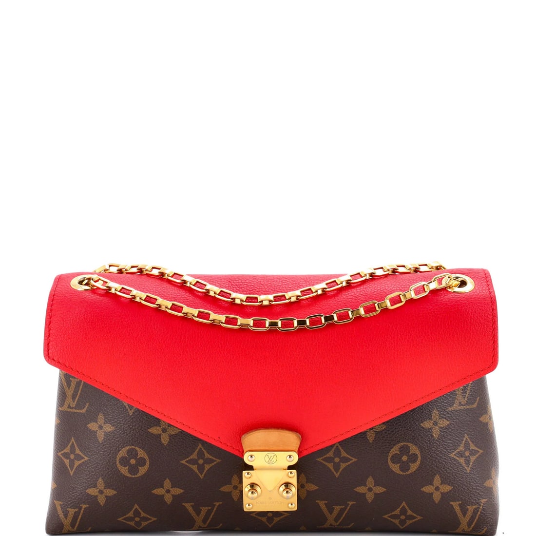 Louis Vuitton Pallas Chain Shoulder Bag Monogram Canvas and Calfskin (1 of 7)