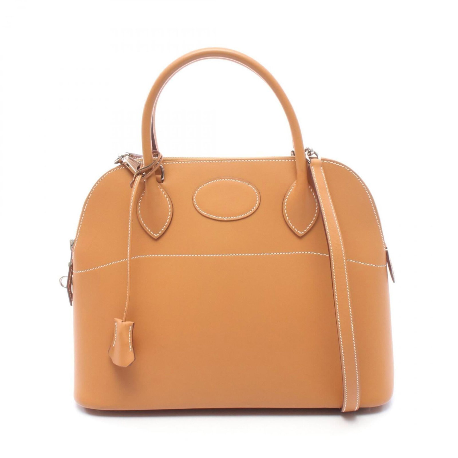 Handbag by Hermes: Handbag by Hermes Brown Herm?s handbag with dimensions 24cm x 31cm x 12cm. This classic style features a timeless design and premium materials. The bag's rich brown color adds a touch of