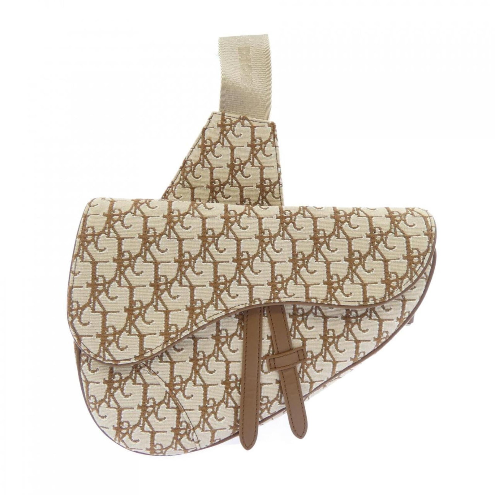 Handbag by Christian Dior: Handbag by Christian Dior The Christian Dior handbag boasts a timeless design with clean lines and a classic silhouette. Made in beige and brown hues, its understated elegance makes it a versatile