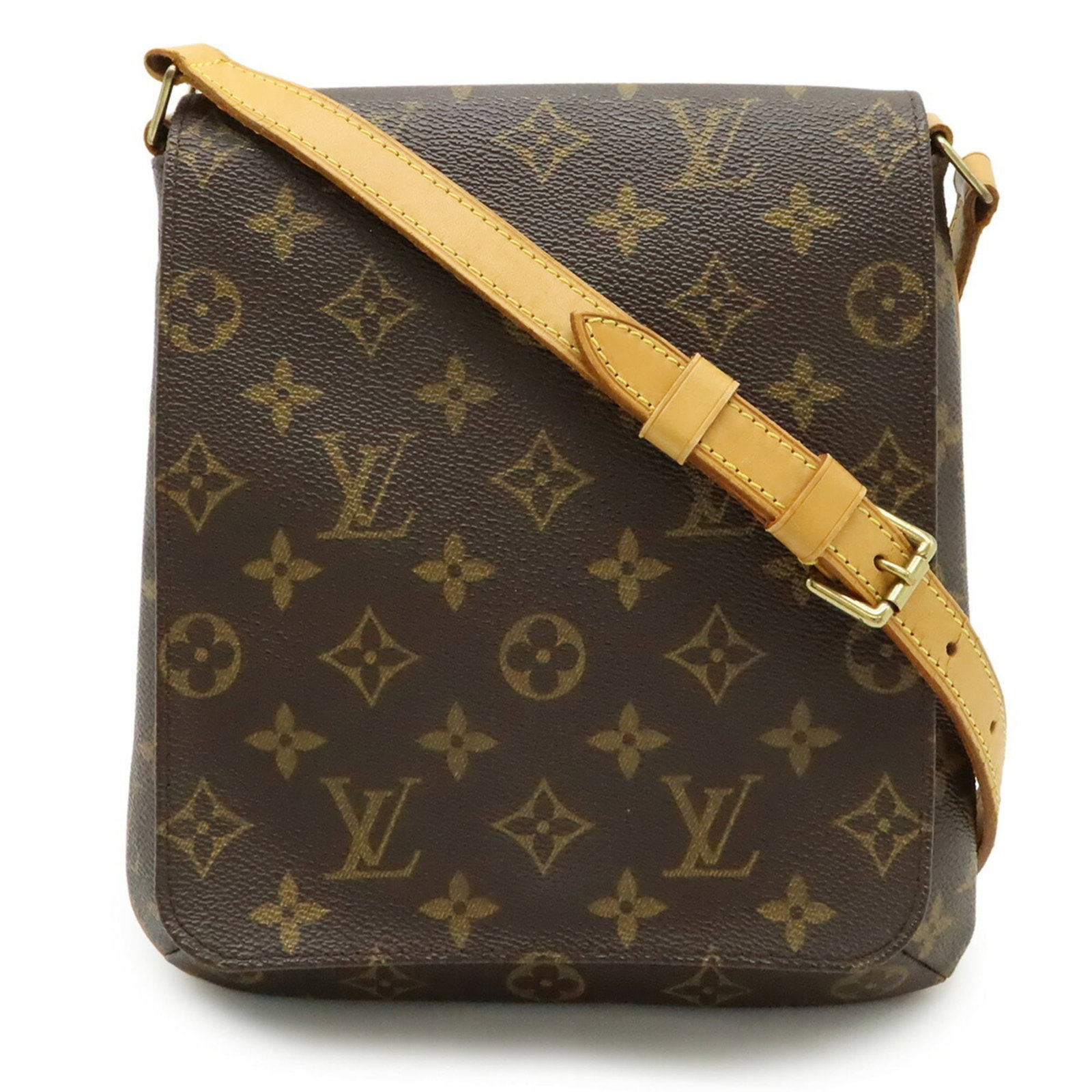 Shoulder Bag Monogram By Louis Vuitton: Shoulder Bag Monogram By Louis Vuitton The Louis Vuitton Shoulder Bag features the iconic monogram pattern in black and brown, adding a touch of timeless elegance to any outfit. Measuring 24.5cm x