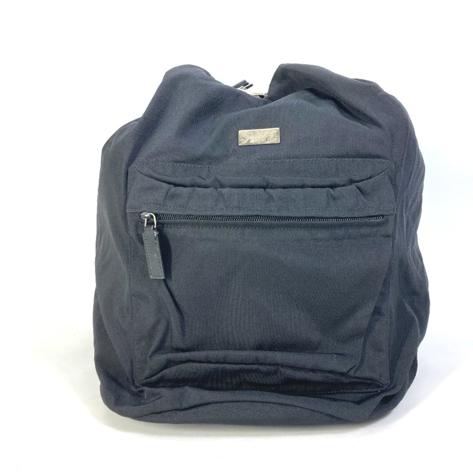 Backpack Other by Gucci: Backpack Other by Gucci Black Gucci Backpack with Classic Design. This iconic backpack features a sleek black design, measuring 29cm x 44.5cm x 30cm (W11.4 x H17.5 x D11.8in), making it a stylish and