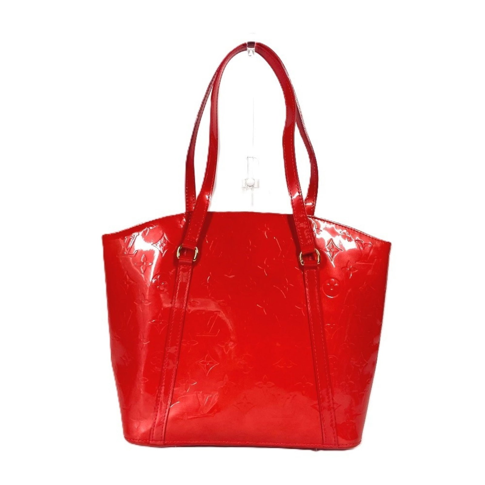 Shoulder Bag Tote Bag By Monogram Louis Vuitton: Shoulder Bag Tote Bag By Monogram Louis Vuitton Red Monogram Vernis Louis Vuitton Shoulder Bag Tote features the iconic red color, Rouge grenadine. Made from high-quality materials, this bag measures 