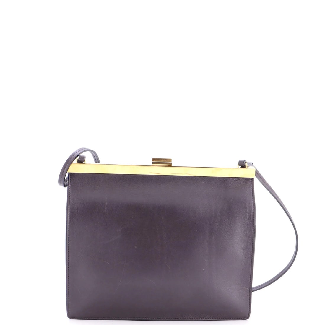 Celine Clasp Crossbody Bag Leather Mini - 3
