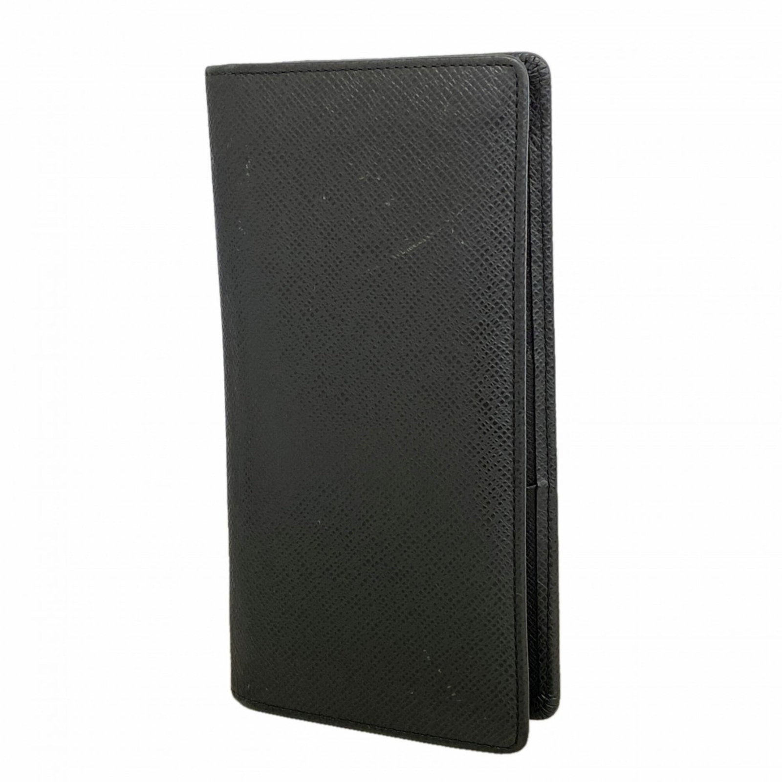 Vuitton Wallet Bi Fold Louis: Vuitton Wallet Bi Fold Louis The Louis Vuitton Wallet Bi Fold in Ardoise leather offers a sleek and sophisticated design, with its classic bi-fold structure and elegant dimensions. Measuring 19cm x 10