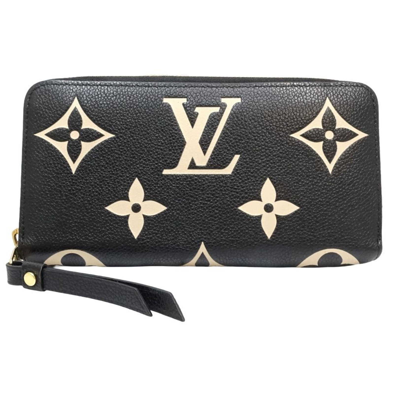 Louis Vuitton Long Wallet (Bi-Fold) Monogram Empreinte: Louis Vuitton Long Wallet (Bi-Fold) Monogram Empreinte The Louis Vuitton Long Wallet (Bi-Fold) Monogram Empreinte boasts the iconic brand's signature style with its classic bi-fold design and timeless