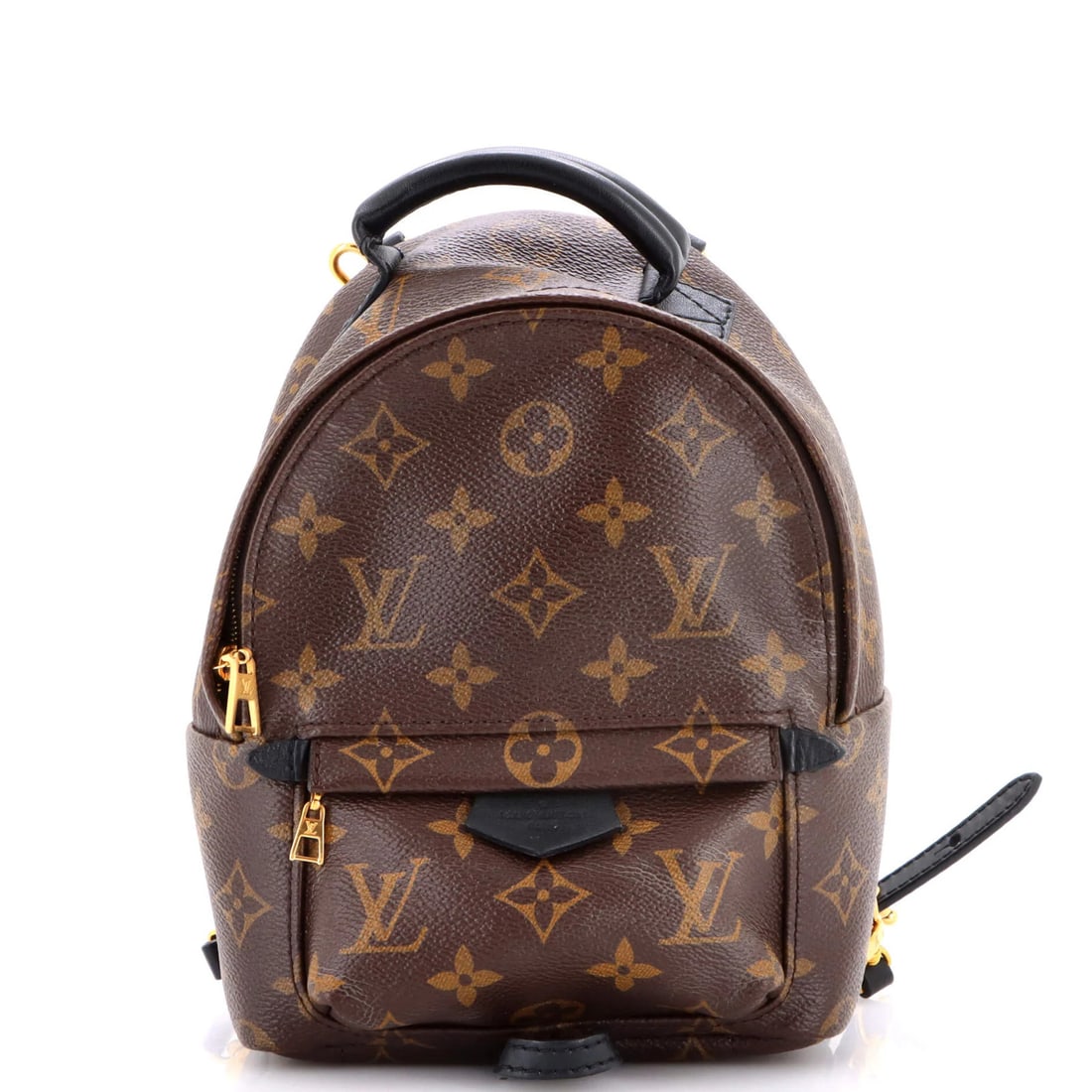 Mini Monogram Canvas Backpack Springs Palm Louis Vuitton: Mini Monogram Canvas Backpack Springs Palm Louis Vuitton Mini Louis Vuitton Palm Springs Backpack in Brown Canvas with Gold Hardware. This mini monogram canvas backpack features a classic design and g