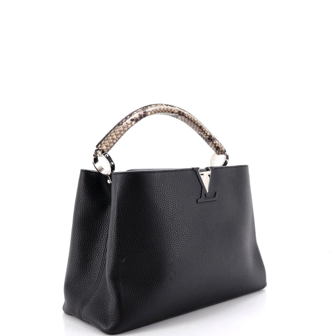 Louis Vuitton Capucines Bag with Leather Python MM - 2